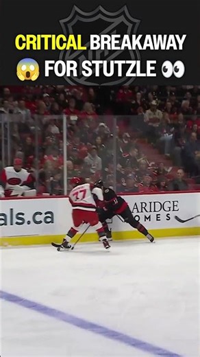 STUTZLE 🆚 FREDDIE! HUGE breakaway!