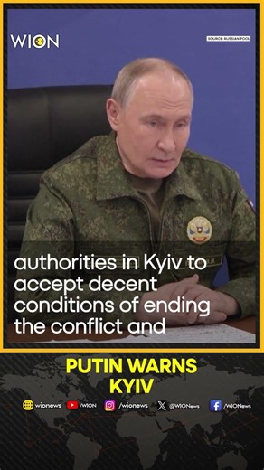 Russia-Ukraine War: Putin Says Russia Will Pursue War Goals by Force | WION SHORTS