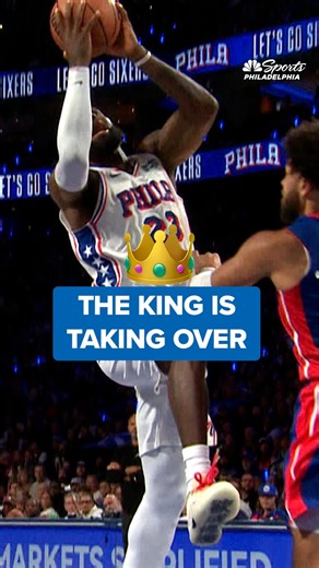 LeBron James is taking over early in the second half for the Sixers
