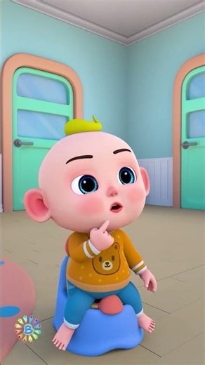 Aprendiendo a ir al baño solito - Canciones Infantiles - Canciones Para Bebés #shorts