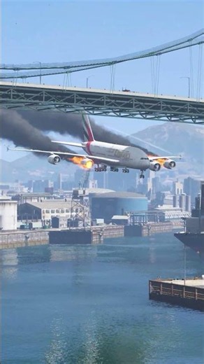 A380 Engine Failure: Emergency water Landing
