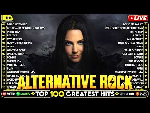 Alternative Rock Greatest Hits 🔥Evanescence, Green Day, Linkin Park, Coldplay, Red Hot Chili Peppers