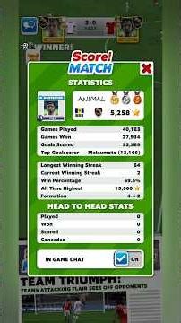 Score! Match Epic Gameplay | 4-1-2-1-2 vs 4-4-2 — Animal