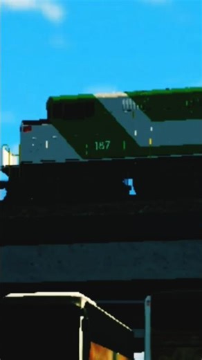 GO F59PH 187 on the Bridge in CLARKSON STATION #roblox #gotrain #gotransit #clarkson #bridge