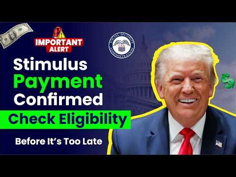 New Stimulus Payment Confirmed — Check Your Eligibility Now Before It’s Too Late