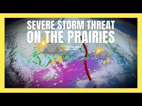 Strong winds and hail risk Saturday as storms roll over Prairies | #forecast