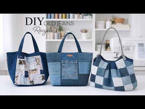 DIY Patchwork Bag from Old Jeans | Easy Denim Upcycling Tutorial
