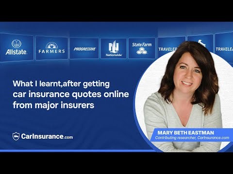 Getting Car Insurance Quotes Online - Personal Experience