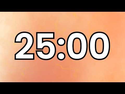 25 Minute Countdown Timer | Fire 🔥