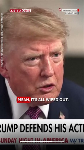 Trump Says Iran now a 'failing' Nation, Blockade is 'unbelievable' | Asia One News