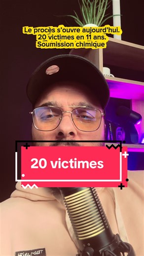 20 victimes. Procès des 🟣 en série à Aix-en-Provence : 2001, deux plaintes contre un professeur de danse de 48 ans pour agressions sous drogue sont classées sans suite. Juin 2019, une jeune de 24 ans dépose plainte après une séance d'hypnose où il lui sert du vin avec GHB et Zolpidem ; elle se réveille sans souvenirs, analyses toxicologiques confirment. Septembre 2021, seconde plainte similaire. Mars 2021, information judiciaire ouverte, interpellation et garde à vue ; perquisition révèle des d