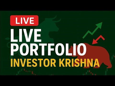 🔴LIVE Stock Market Portfolio | My Investments + Shares Fundamentals Explained (9:15 AM - 3:30PM)