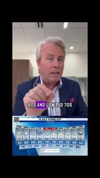 Rain is coming tomorrow