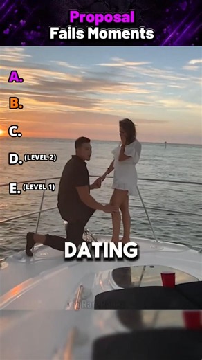 Proposal Fails Moments #shorts #ranking #funny
