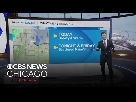 Chicago weather: Summery Thursday, storms overnight