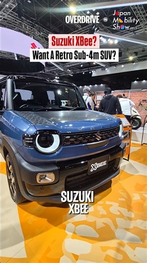 Suzuki XBee? Want a retro sub-4m SUV? #overdrive #japanmobilityshow2025