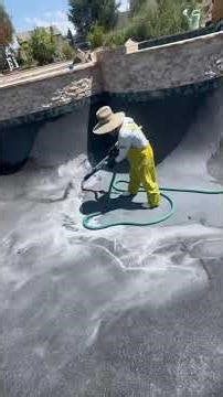 Alien pool pt.2 #primetimepoolplastering #glowinthedark... #Shorts #primetimepoolplastering