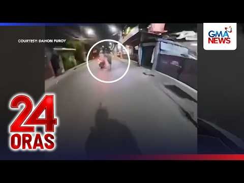 Buntis at dalagita, nabundol ng motorsiklong mabilis ang takbo | 24 Oras