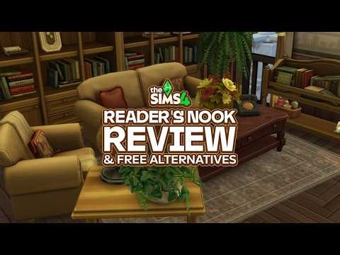 The Sims 4 Reader's Nook Maker Pack Review: Is It Worth 500 Moolas? + Free CC Alternative