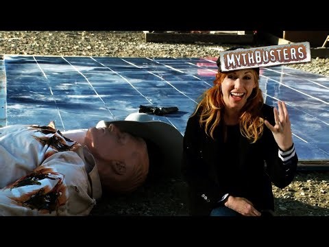 Can Gunfire Really Blast A Pistol Across The Floor Like In Westerns? | MythBusters