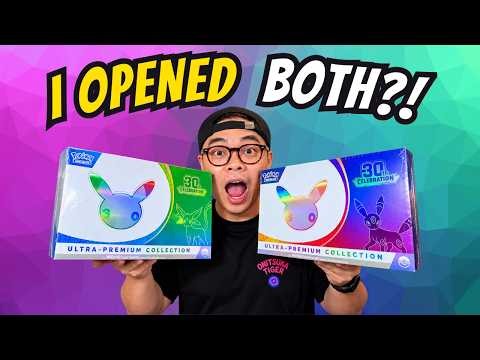 I OPENED BOTH Pokémon 30th Anniversary Ultra-Premium Collection Boxes!
