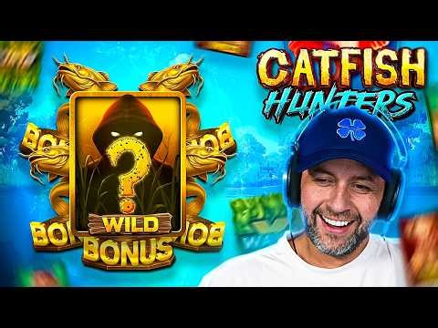 WE TRIED EVERY BONUS on CATFISH HUNTERS & HIT a RANDOM MAX!!
