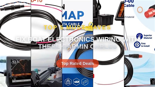Fix Boat Electronics Wiring With These Garmin Cables