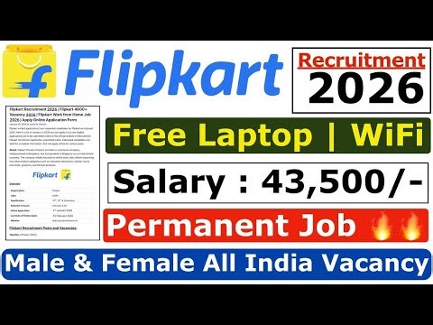 Flipkart Job Work From Home 2026 | Flipkart Recruitment 2026 | Flipkart DEO Jobs 2026 | DEO JOB