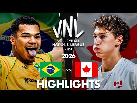 Brazil 🇧🇷 vs Canada 🇨🇦 | Highlights | Men's VNL 2026