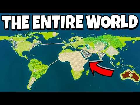 I recreated the ENTIRE WORLD in Cities Skylines 2!