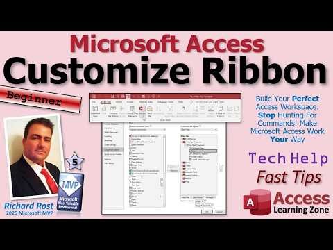 Customizing the Microsoft Access Ribbon