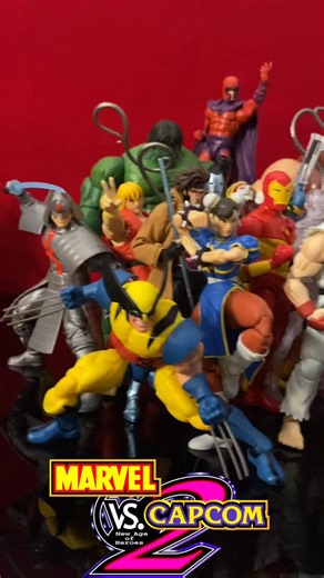 Kyle-O Ren on Instagram: "I’ve wanted a Marvel Vs. Capcom 2 roster in figure format for ages. Super thrilled to have this crew together. The Gamerverse craze of 2025 has been a wild ride. Who is your main in MvC2? #marvellegends #marvelvscapcom #gamerverse #mvc2 #videogames"