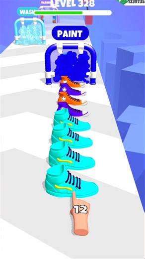 Sneaky Stack gameplay 3d| Level-327 #sneakystack #games #shorts