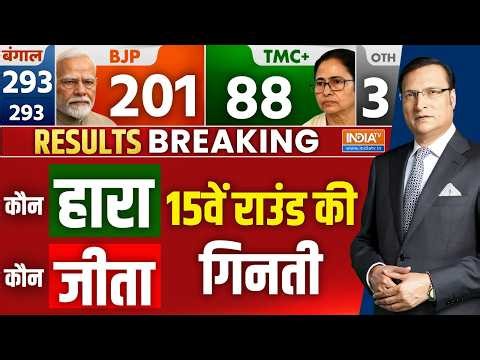 West Bengal Election Results 2026 Updates LIVE: 15वें राउंड की गिनती कौन हारा कौन जीता | TMC | BJP