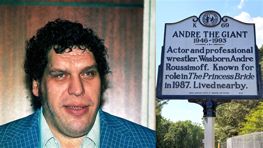 Andre the Giant known for his role in 'The Princess Bride' honored with North Carolina historical marker