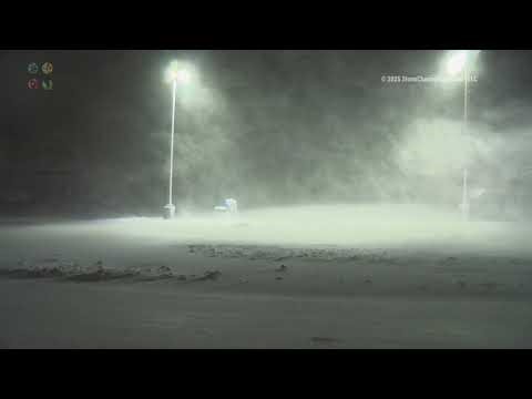 Winter Storm Hits Rice Lake, WI