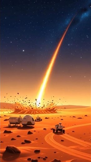 🔥 METEOROID STRIKES MARS —NASA CAPTURES THE IMPACT IN REAL TIME! 🌑