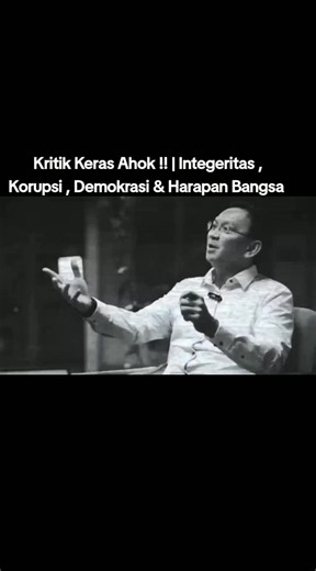Kritik Keras Ahok: Korupsi, Demokrasi yang Merosot, dan Harapan untuk Indonesia Dalam podcast perdana “Buka Saja” bersama Sudirman Said, menghadirkan Basuki Tjahaja Purnama (Ahok) dalam sebuah dialog mendalam tentang perjalanan hidup, kepemimpinan, politik, demokrasi, hingga persoalan besar bangsa Indonesia. Ahok membuka sisi lain dari perjalanan hidupnya, termasuk proses refleksi saat melewati masa sulit yang mengubah cara pandangnya terhadap kemarahan, kepemimpinan, dan arti melayani masyaraka