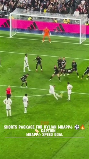 Mbappé Speed Goal #footballshorts #soccer