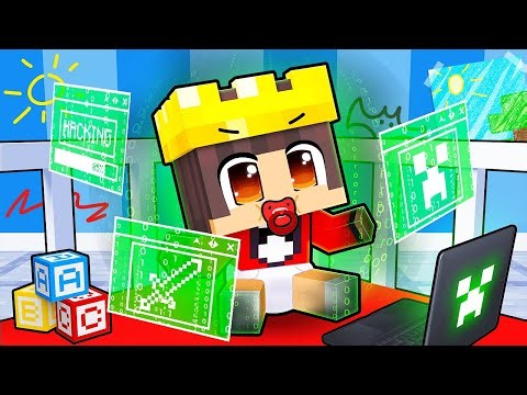 Mongo Becomes a BABY HACKER in Minecraft!