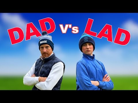 Golf Match: Father Vs Son – Intense Competition In Crazy Scottish Weather!