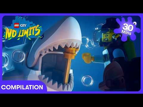 🪙🏴‍☠️CURSED TREASURE! 🪙🏴‍☠️ | LEGO City No Limits | WildBrain Kids