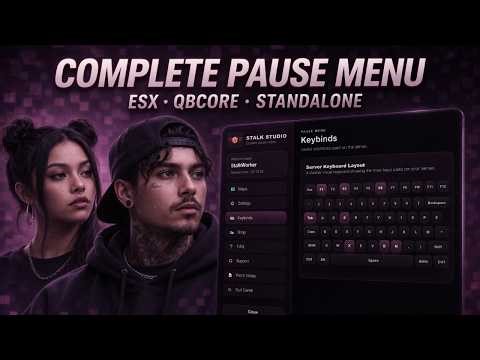 COMPLETE PAUSE MENU | OPENSOURCE | FIVEM SCRIPT