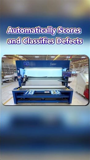 The AI ​​fabric inspection machine reaches a max speed of 80m/min, 4 times that of manual inspection