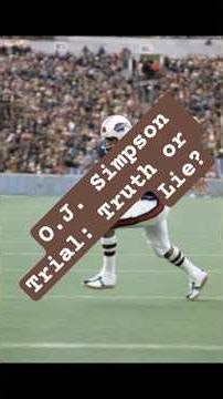 O.J. Simpson: The Trial That Shocked the WorldThe O.J. Simpson Case Explained in 60 Seconds