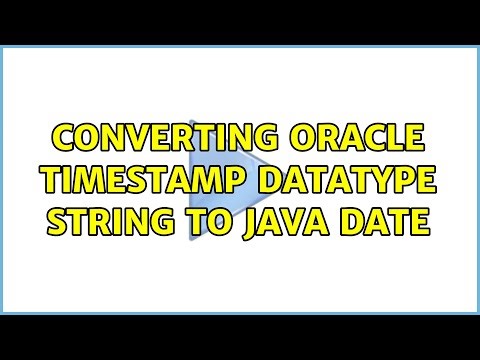 Converting Oracle Timestamp datatype string to Java Date