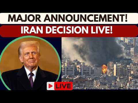 WATCH LIVE: Donald Trump Makes Urgent Announcement on US-Iran Tensions | Breaking News