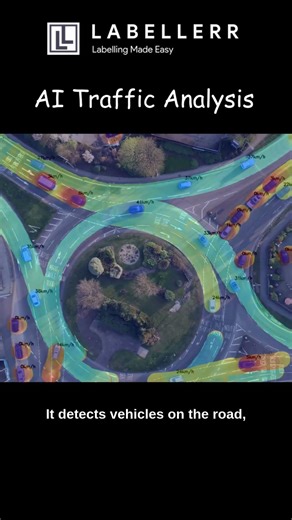 AI Traffic Analysis | Real-Time Vehicle Detection & Speed Estimation