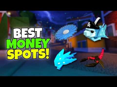 BEST MONEY FARMING SPOTS in FISCH NEW UPDATE! Roblox