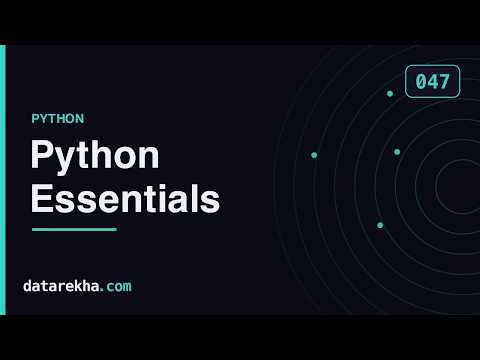 Python Essentials — Visual Guide + Solved Problems | GATE DA | datarekha